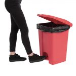 Jantex Pedal Bin Red 45Ltr - Image 6