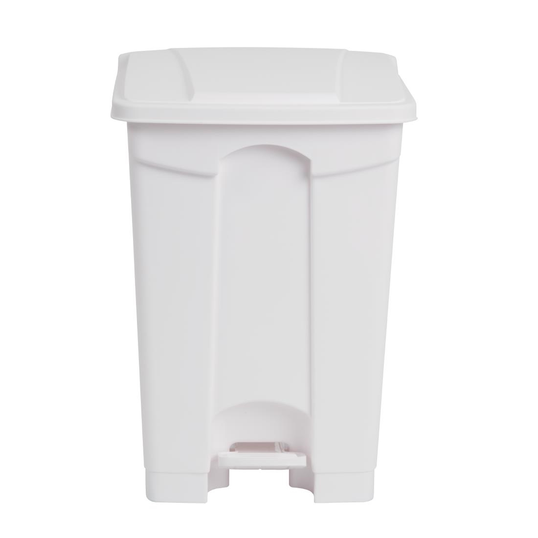 dc709_pedalbin2.jpg Jantex Pedal Bin White 45Ltr - Image 1