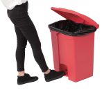 Jantex Pedal Bin Red 65Ltr - Image 5