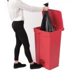 Jantex Pedal Bin Red 87Ltr - Image 6