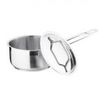 Nisbets Essentials Stainless Steel Saucepan with Lid 14cm - Image 4