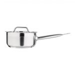 Nisbets Essentials Stainless Steel Saucepan with Lid 16cm - Image 3