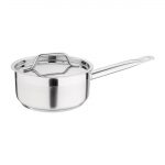 Nisbets Essentials Stainless Steel Saucepan with Lid 16cm