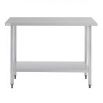 Nisbets Essentials Self Assembly Stainless Steel Table 1200 x 600mm - Image 2