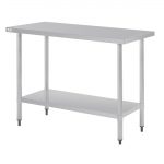 Nisbets Essentials Self Assembly Stainless Steel Table 1200 x 600mm - Image 3