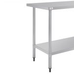 Nisbets Essentials Self Assembly Stainless Steel Table 1200 x 600mm - Image 5