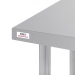 Nisbets Essentials Self Assembly Stainless Steel Table 1200 x 600mm - Image 6