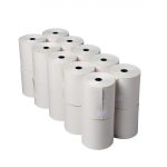 Olympia Non-Thermal 2ply White and Yellow Till Roll 76 x 70mm (20 Pack) - Image 2