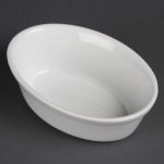 Olympia Whiteware Oval Pie Bowls 161mm (6 Pack)