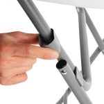 Bolero Round Poseur Folding Table White 800mm (Single) - Image 2