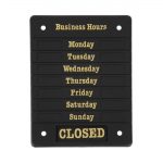 Beaumont Adjustable Opening Hours Display - Image 4
