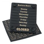 Beaumont Adjustable Opening Hours Display - Image 2