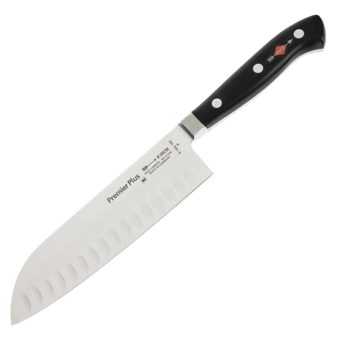 dl325_new23-1878.jpg Dick Premier Plus Santoku Knife Black 17.8cm - Image 1