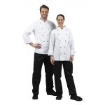 Whites Chicago Unisex Chef Jacket Long Sleeve White L - Image 10