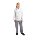 Whites Chicago Unisex Chef Jacket Long Sleeve White L - Image 13