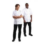 Whites Chicago Unisex Chef Jacket Short Sleeve White L - Image 11