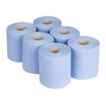 Jantex Centrefeed Blue Rolls 2-Ply 120m (6 Pack) - Image 9