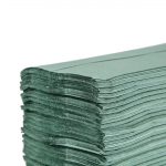 Jantex Z Fold Paper Hand Towels Green 1-Ply 3000 Sheets - Image 2