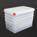 Araven Polypropylene 1/1 Gastronorm Food Storage Box 28Ltr (4 Pack) - Image 4