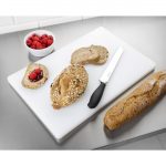 Hygiplas Thick Low Density White Chopping Board 450x300x20mm - Image 4
