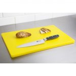 Hygiplas Thick Low Density Yellow Chopping Board 450x300x20mm - Image 4