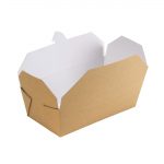 Colpac Recyclable Microwavable Food Boxes Rectangular 985ml (250 Pack) - Image 3