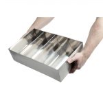 Olympia Cutlery Holder Stainless Steel - Image 2