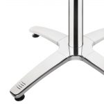 Bolero Aluminium Four Leg Table Base - Image 3