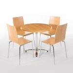Bolero Aluminium Four Leg Table Base - Image 6