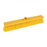 Jantex Hygiene Broom Soft Bristle Yellow 18"