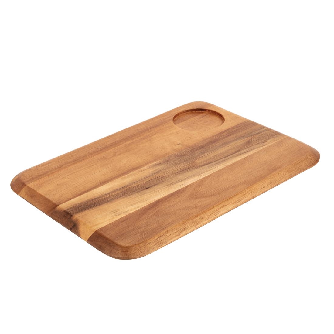 dp156_presentationboard1.jpg Olympia Rounded Acacia Wooden Serving Board - Image 1