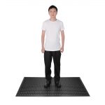 Jantex Rubber Anti Fatigue Anti Slip Floor Safety Mat Black 1500 x 900mm - Image 4