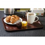 Cambro Capri Laminate Canteen Tray Mahogany 430mm - Image 7