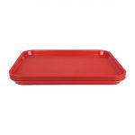 Olympia Kristallon Polypropylene Fast Food Tray Red 275x353mm - Image 3
