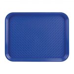 Olympia Kristallon Polypropylene Fast Food Tray Blue 275x353mm