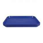 Olympia Kristallon Polypropylene Fast Food Tray Blue 275x353mm - Image 3