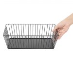 Olympia Wire Food Display Tray Rectangular Black 330x190x100mm - Image 8