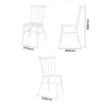 Bolero Windsor Aluminium White Chairs White (Pack of 4) - Image 5