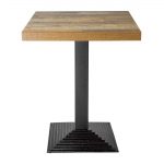 Bolero Pre-Drilled Square Table Top Urban Dark 700mm - Image 4