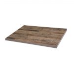 Bolero Pre-Drilled Rectangular Table Top Urban Dark 1100(W) x 700(D)mm - Image 2