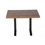 Bolero Pre-Drilled Rectangular Table Top Urban Dark 1100(W) x 700(D)mm - Image 6