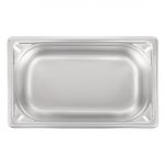 Vogue Heavy Duty Stainless Steel 1/4 Gastronorm Tray 100mm - Image 4