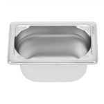 Vogue Heavy Duty Stainless Steel 1/9 Gastronorm Tray 100mm - Image 3