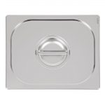 Vogue Heavy Duty Stainless Steel 1/2 Gastronorm Tray Lid - Image 4