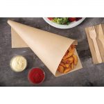 Vegware Compostable Unbleached Greaseproof Paper 380 x 275mm - Image 3