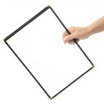 Olympia American Style Menu Cover Black A4 - Image 4