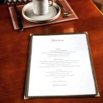 Olympia American Style Menu Cover Black A4 - Image 5