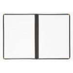 Olympia Four Page American Style Menu Cover A4 Black - Image 2