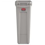 Rubbermaid Slim Jim Container with Venting Channels Grey 60Ltr - Image 3