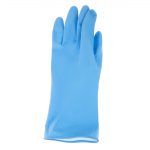 Jantex Latex Household Gloves Blue Large - Image 4